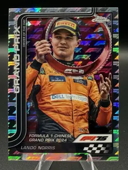 2025 Topps Chrome F1 Logofractor #126 Lando Norris GP Driver of the Day - Image 1