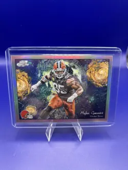 2025 Topps Chrome COSMIC - Myles Garrett Stars In The Night #STN-23 BROWNS - Image 1