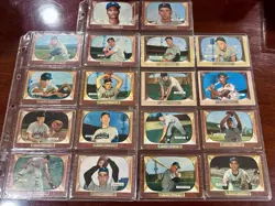 1955 Bowman avg lot of 18 different baseball cards Low Grade Poor/Fair Condition - Image 1