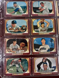 1955 Bowman avg lot of 18 different baseball cards Low Grade Poor/Fair Condition - Image 2