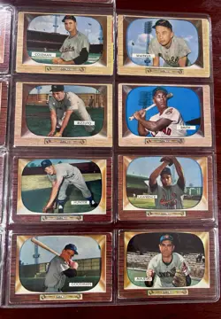 1955 Bowman avg lot of 18 different baseball cards Low Grade Poor/Fair Condition - Image 3
