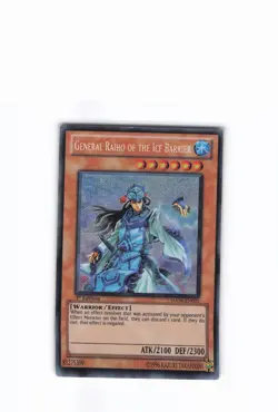 GENERAL RAIHO OF THE ICE BARRIER HA04-EN025 SECRET RARE YU-GI-OH 1ST EDITION - Image 1