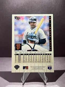 1994 Upper Deck Collector's Choice - Barry Bonds #610 Gold Foil Signature - Image 2