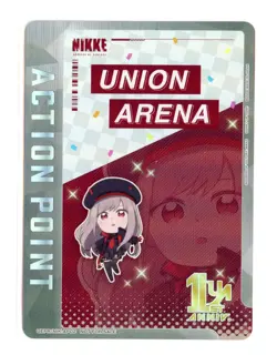 Action Point Card (AP02) Rapi Foil Nikke Union Arena Promotion Card NIK-AP02 NM - Image 1