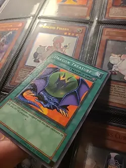 Yugioh TCG Dragon Treasure LOB-092 1st Edition Short Print NA English Vintage - Image 2