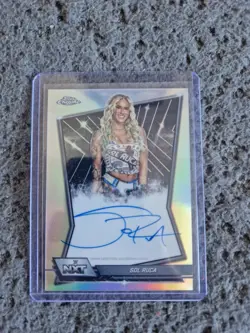 2026 Topps Chrome WWE - #NXT-SOL - SOL RUCA AUTOGRAPH - BASE AUTO ON CARD - Image 1