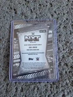 2026 Topps Chrome WWE - #NXT-SOL - SOL RUCA AUTOGRAPH - BASE AUTO ON CARD - Image 2