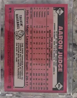 2021 Topps Chrome 1986 Aaron Judge NY Yankees On Card Auto Signed /50 - Image 3