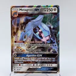 Metagross GX 85/145 Holo Ultra Rare Guardians Rising Pokemon 2017 - Image 1