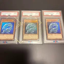 Yugioh Yu-Gi-Oh! Card PSA Duel Monsters Rare Blue-Eyes White Dragon - Image 1