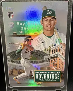 Topps 2024 Series 2 Home Field Advantage Tyler Soderstrom RC A's #HFA-18 - Image 1