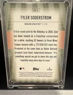 Topps 2024 Series 2 Home Field Advantage Tyler Soderstrom RC A's #HFA-18 - Image 2