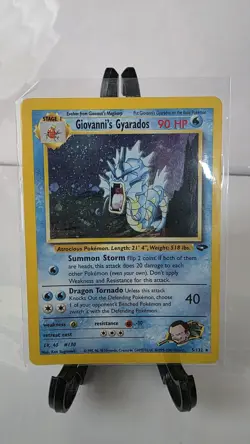 Giovanni's Gyarados - 5/132 - Holo Rare - Gym Challenge - Pokemon TCG - Image 1