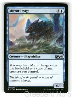 Mirror Image 61 Uncommon Core Set 2019 Magic: The Gathering Lightly Played - Image 1