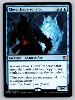 Clever Impersonator 034/269 Mythic The List Reprints Magic: The Gathering NM - Image 1