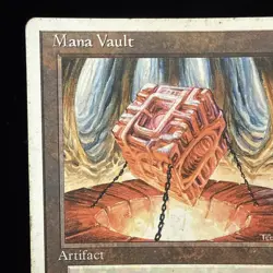 Magic: The Gathering Mana Vault 4th Edition Rare Artifact Mark Tedin #69 - Image 3
