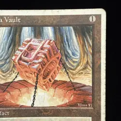 Magic: The Gathering Mana Vault 4th Edition Rare Artifact Mark Tedin #69 - Image 4