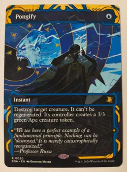 MTG Pongify, NM/Unplayed, Secrets of Strixhaven Mystical Archive - Image 1