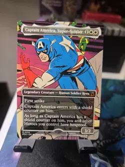 Captain America, Super-Soldier (Borderless) (0316) Marvel Super Heroes Regular - Image 1