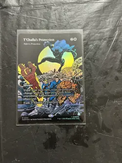 MTG Marvel T'Challa's Protection Rare Foil - M 0051 - Image 1