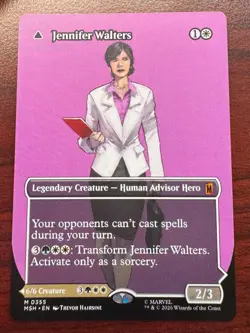 MTG Marvel Super Heroes Jennifer Walters Borderless 0355 Non-Foil - NM/M - Image 1