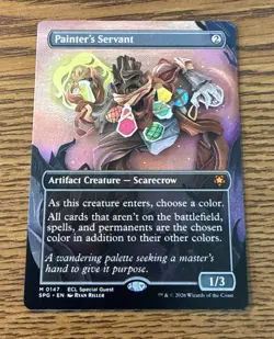 MTG Painter's Servant (Borderless) Special Guests Regular MYTHIC NM MAGIC - Image 1