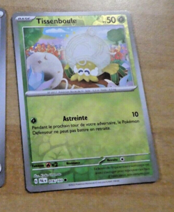 POKEMON CARD GAME REVERSE HOLO CARTE Tissenboule 016/193 PAL FR JCC M 2023 - Image 1