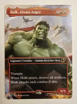 Hulk, Always Angry (Borderless) Commander: Marvel Super Heroes Regular - Image 1