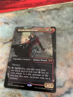 [MTG] Rowan, Scion of War (Borderless Foil) Wilds of Eldraine WOE - Image 2