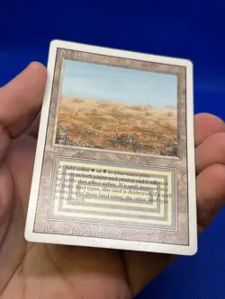 VTG Magic the Gathering Revised Edition Scrubland Dual Land Reserved List LP/MP - Image 5