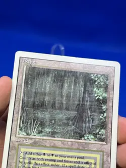 VTG Magic the Gathering Revised Edition Bayou Dual Land Reserved List LP/MP - Image 3