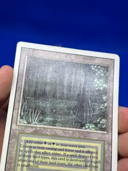 VTG Magic the Gathering Revised Edition Bayou Dual Land Reserved List LP/MP - Image 4