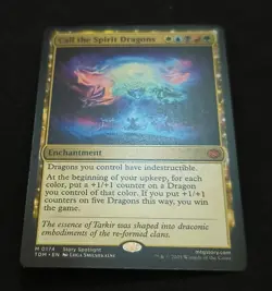 Call the Spirit Dragons Tarkir: Dragonstorm Foil, Unplayed - Image 1