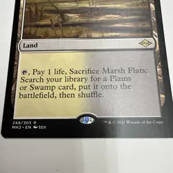 MTG Marsh Flats Modern Horizons 2 #248/303 Rare Fetch Land Magic Card MH2 - Image 3