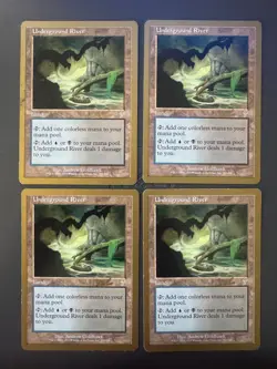 Magic MTG Underground River x4 World Championships Sydney 2002 LP/MP! - Image 1
