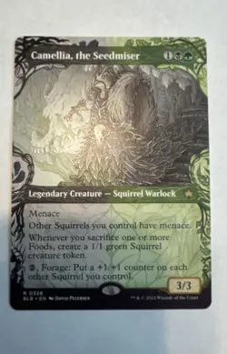Camellia, the Seedmiser (Showcase) Bloomburrow Regular MTG - Image 1
