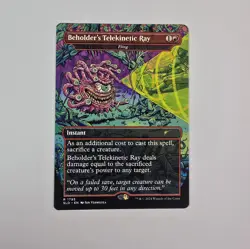 Beholder's Telekinetic Ray - Fling MTG Secret Lair Drop #1795 Non-Foil Near Mint - Image 1