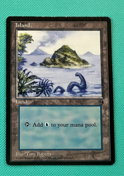 Island - Arena Promo - 1996 - MTG - Magic the Gathering - Nessie - LP/MP - Image 1