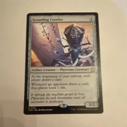 Wizards MTG Scrawling Crawler #0132 Foundations Rare Regular Artifact Creature - Image 1