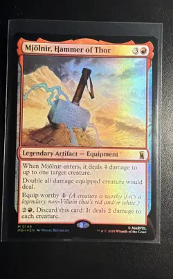 Mjolnir, Hammer of Thor Marvel Super Heroes Foil - Image 1