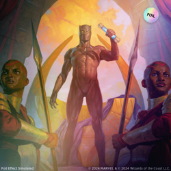 IN HAND Magic The Gathering Secret Lair X Marvel Black Panther Foil SEALED - Image 3