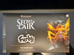 MTG Secret Lair x Furby The Oddbodies Rainbow Foil Edition Sealed New Magic - Image 1