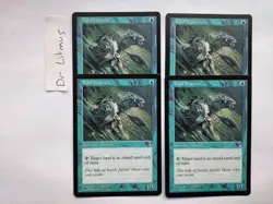 4x Tidal Warrior Stronghold Merfolk Warrior MTG Great Condition - Image 1