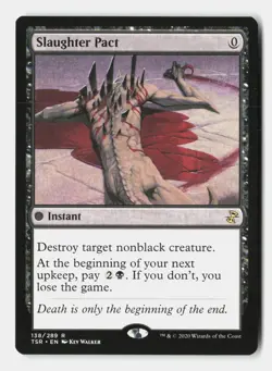 Slaughter Pact 138 Rare Time Spiral: Remastered Magic: The Gathering Near Mint - Image 1