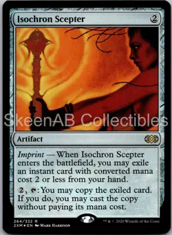 MTG SkeenAB Isochron Scepter FOIL Double Masters NM - Image 1