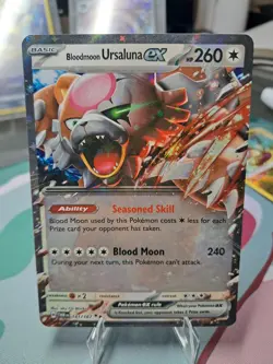 Bloodmoon Ursaluna ex 141/167 Twilight Masquerade Double Rare NM Pokemon Card - Image 1
