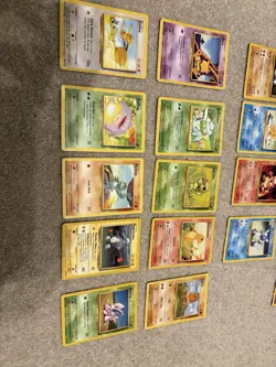 Pokemon TCG Wizards of the Coast Base Set, Vintage Bundle, 41 Cards HP (few MP) - Image 2