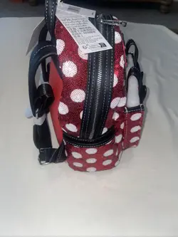 Brand New Disney Minnie Mouse Loungefly Mini Backpack - Image 2