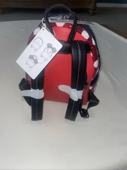 Brand New Disney Minnie Mouse Loungefly Mini Backpack - Image 3