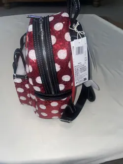 Brand New Disney Minnie Mouse Loungefly Mini Backpack - Image 4